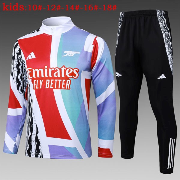 Ninos Sudadera De Training Arsenal 2025/26 Blanco Rojo